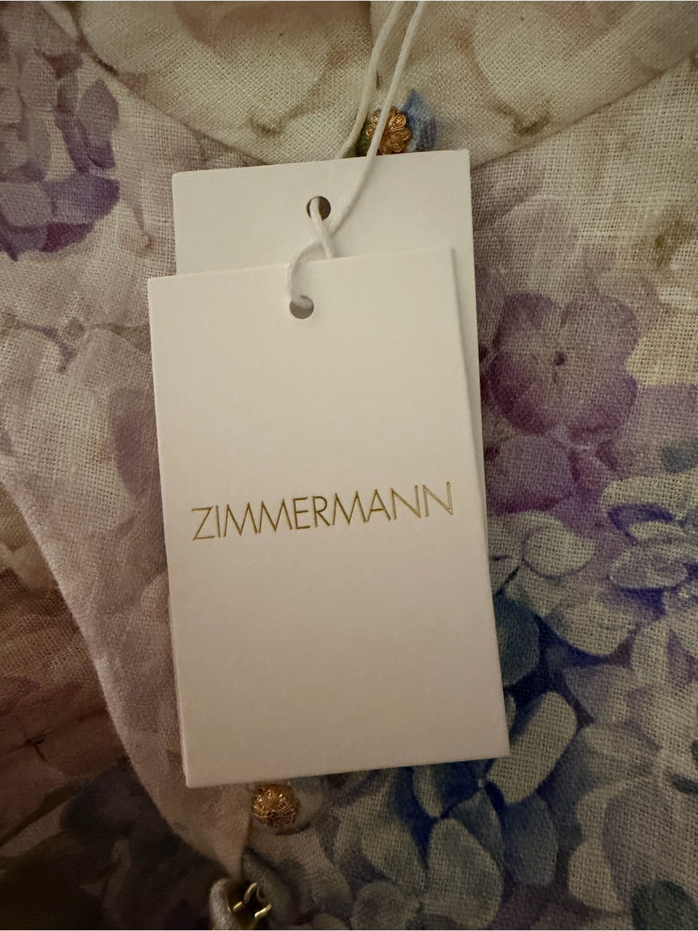 Zimmermann illuminati Floral Pastel Dress Size 0 - Picture 6 of 6